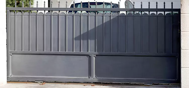 Metal Driveway Gate Installation La Habra